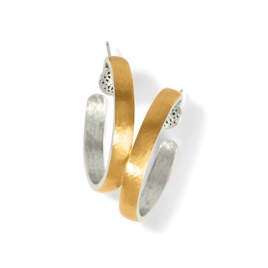 Ferrara Entrata Small Hoop Earrings - Gold/Silver