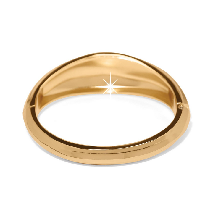 Cascade Lumina Hinged Bangle - Gold