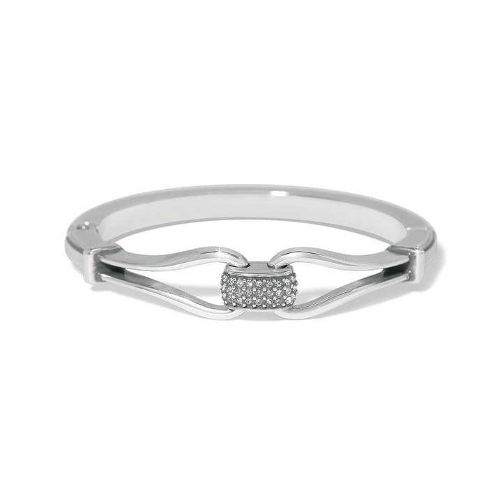 Meridian Classic Hinged Bangle - Silver