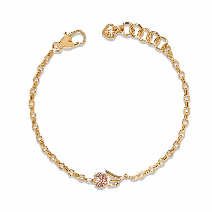 Enchanting Gem Tulip Bracelet