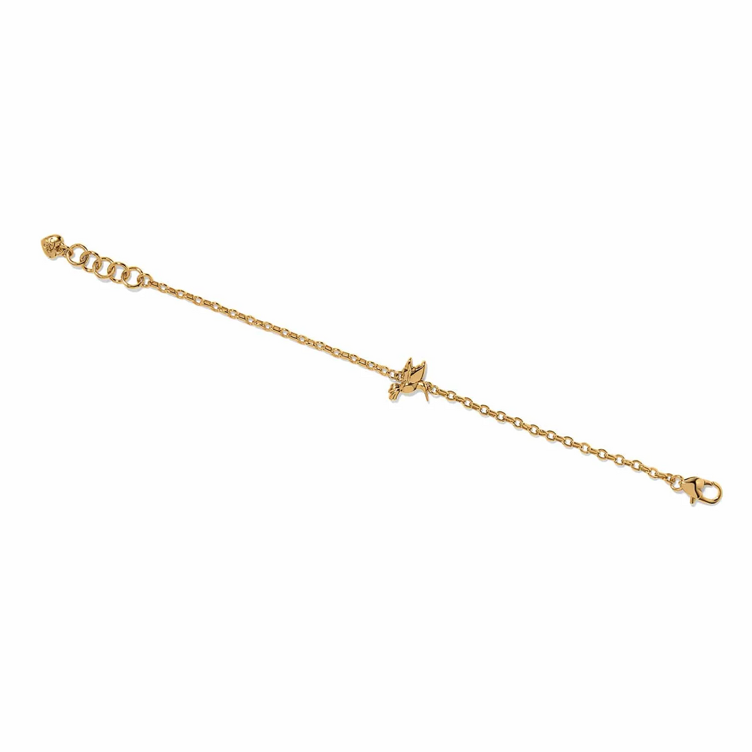 Enchanting Gem Hummingbird Bracelet
