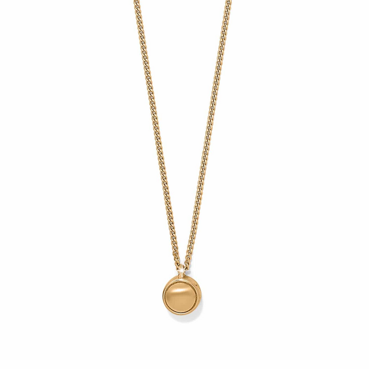 Contempo Nuevo Petite Dome Necklace - Gold