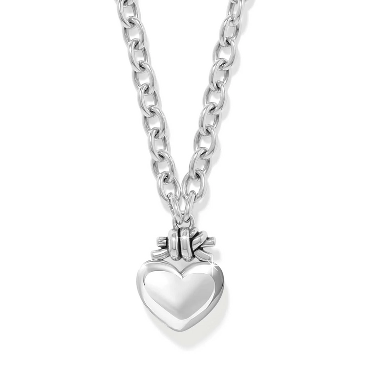 Interlok Love Knot Large Heart Necklace