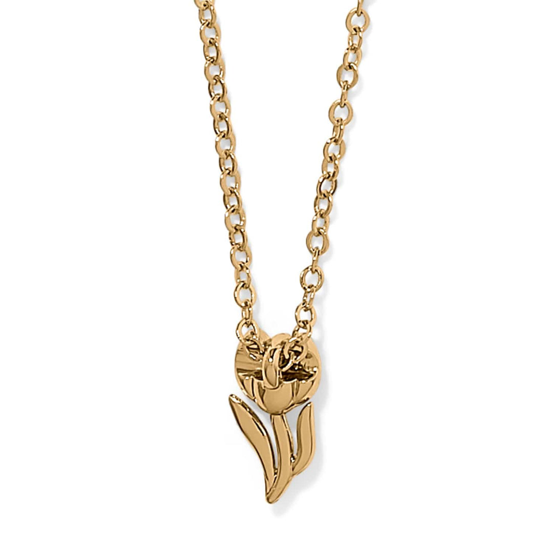 Enchanting Gem Tulip Necklace