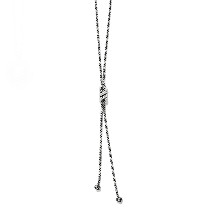 Interlok Twist Lariat Necklace