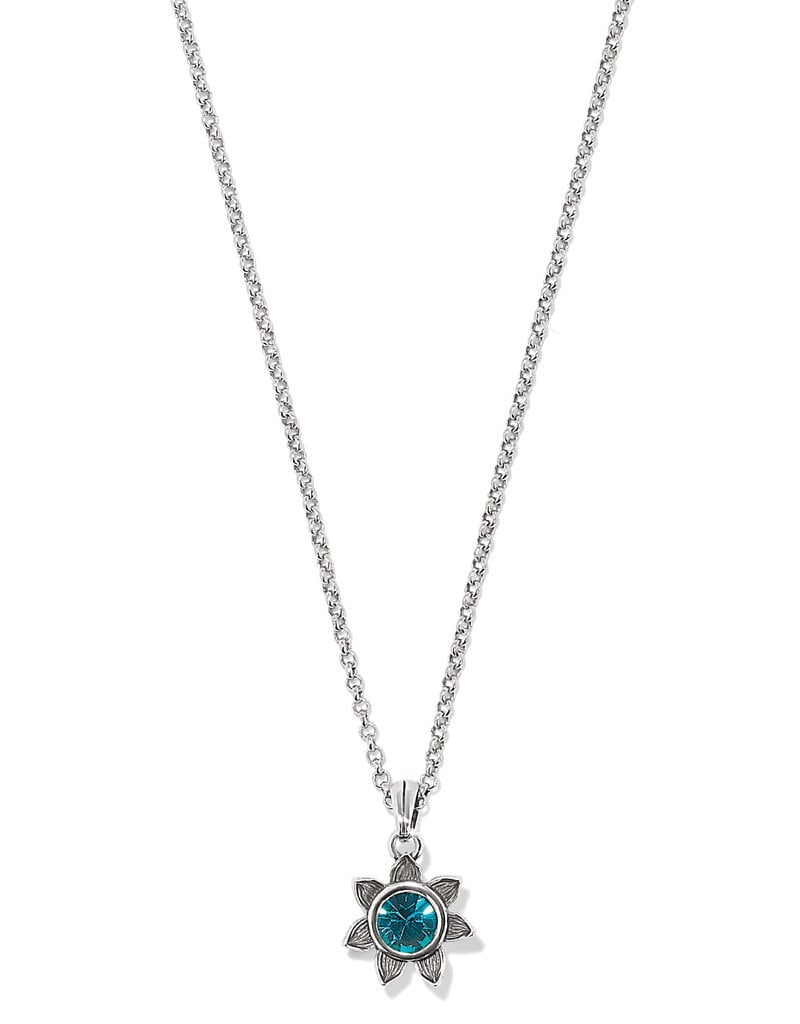 Everbloom Sunflower Necklace - December/Zircon