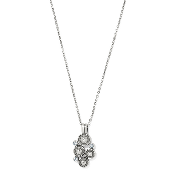 Constella Cluster Necklace - Silver/Blues