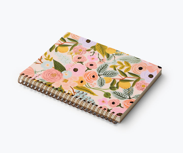 Garden Party Pastel Spiral Notebook