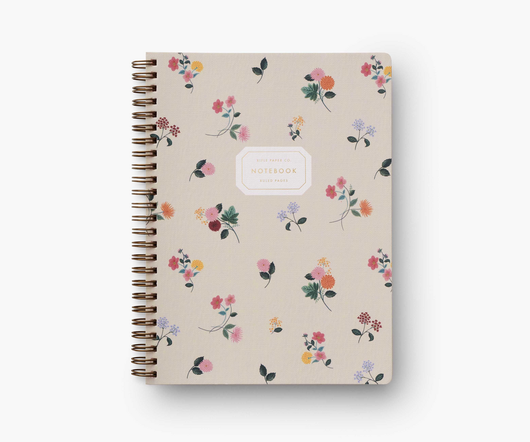 Ditsy Dahlia Spiral Notebook