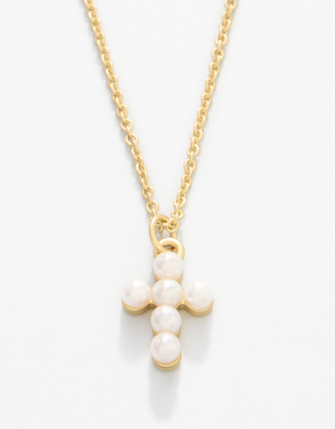 Sea La Vie - 18" Faith/Pearl Cross