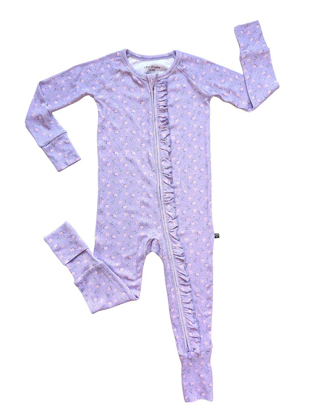 Lila Pointelle Ruffled ‘Poppy’™ Convertible Romper