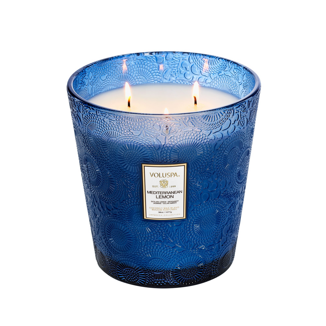 Mediterranean Lemon - 3 Wick Hearth Candle