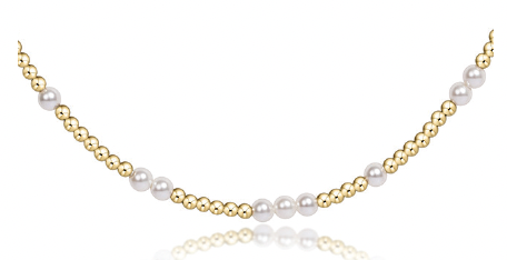 17" Choker Hope Unwritten - 3mm Pearl