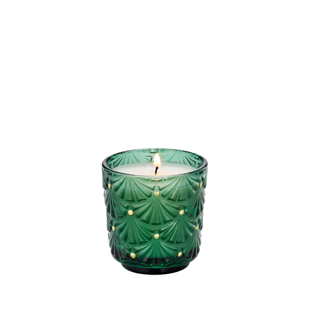 Noble Fir Garland - Boxed Pedestal Candle