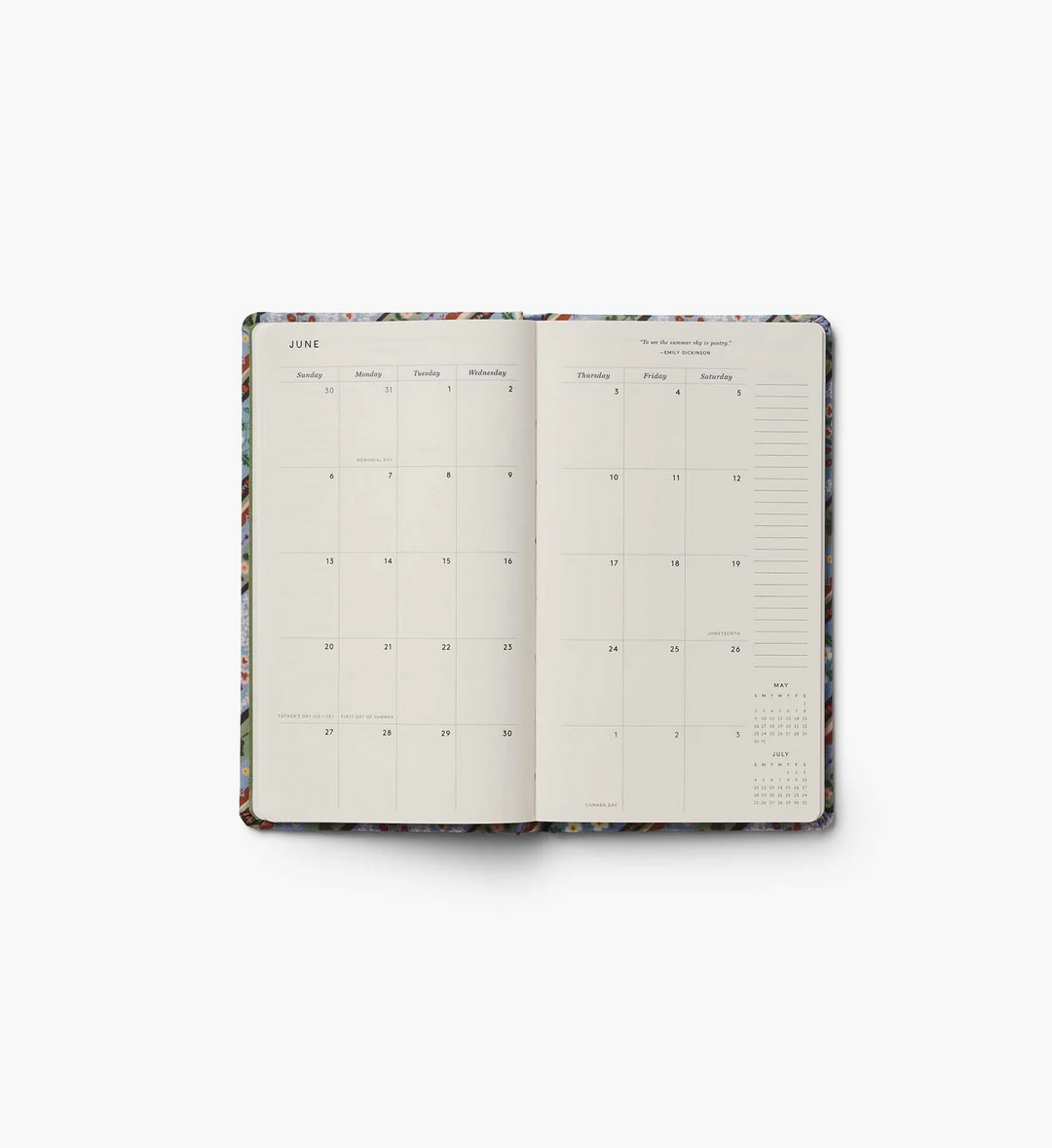 2027 Paisley 12-Month Hardcover Pocket Planner
