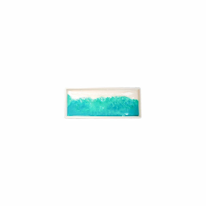 Small Ceramic Tray - Caribbean Blue