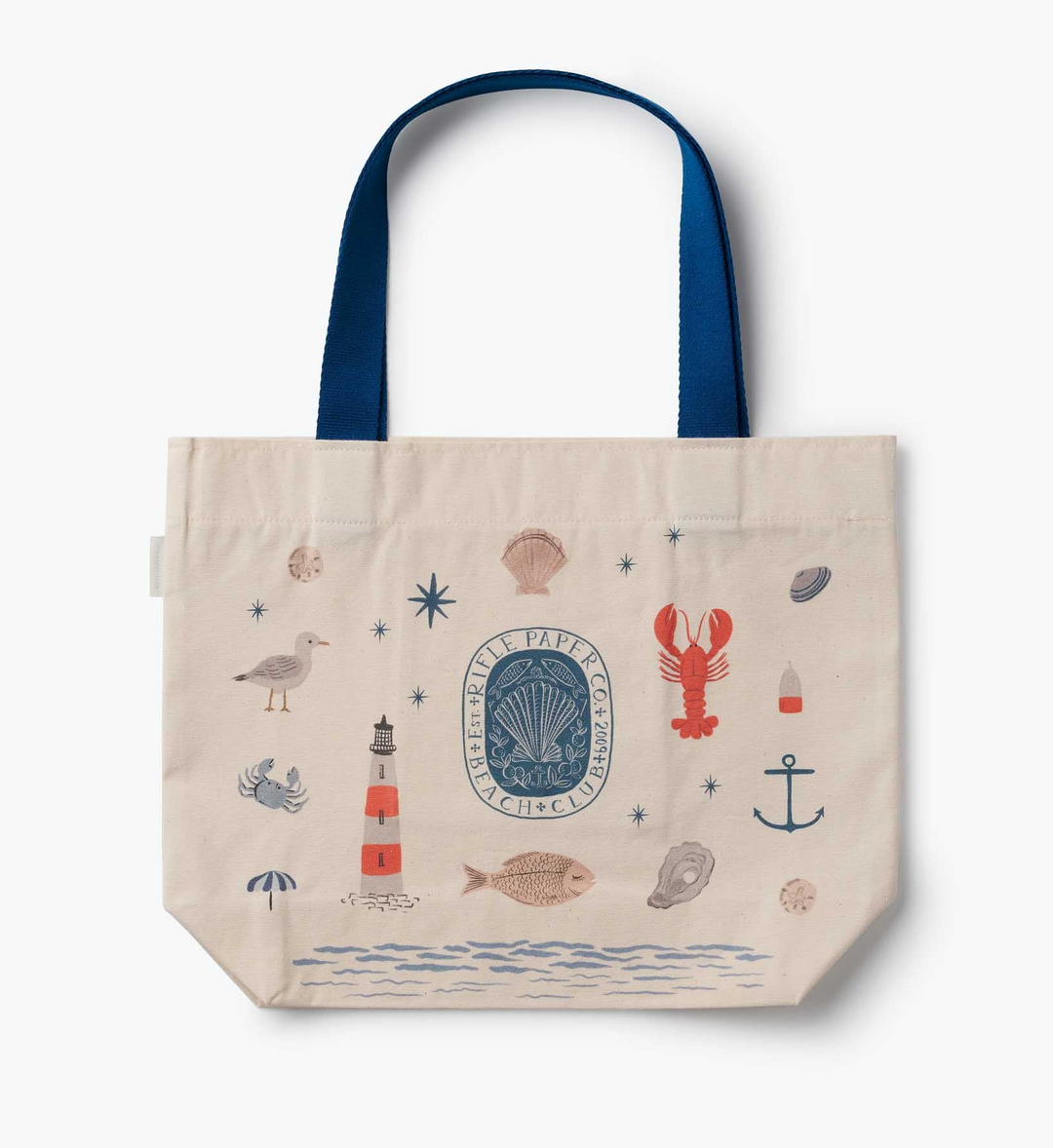 Seaside East West Canvas Tote Bag