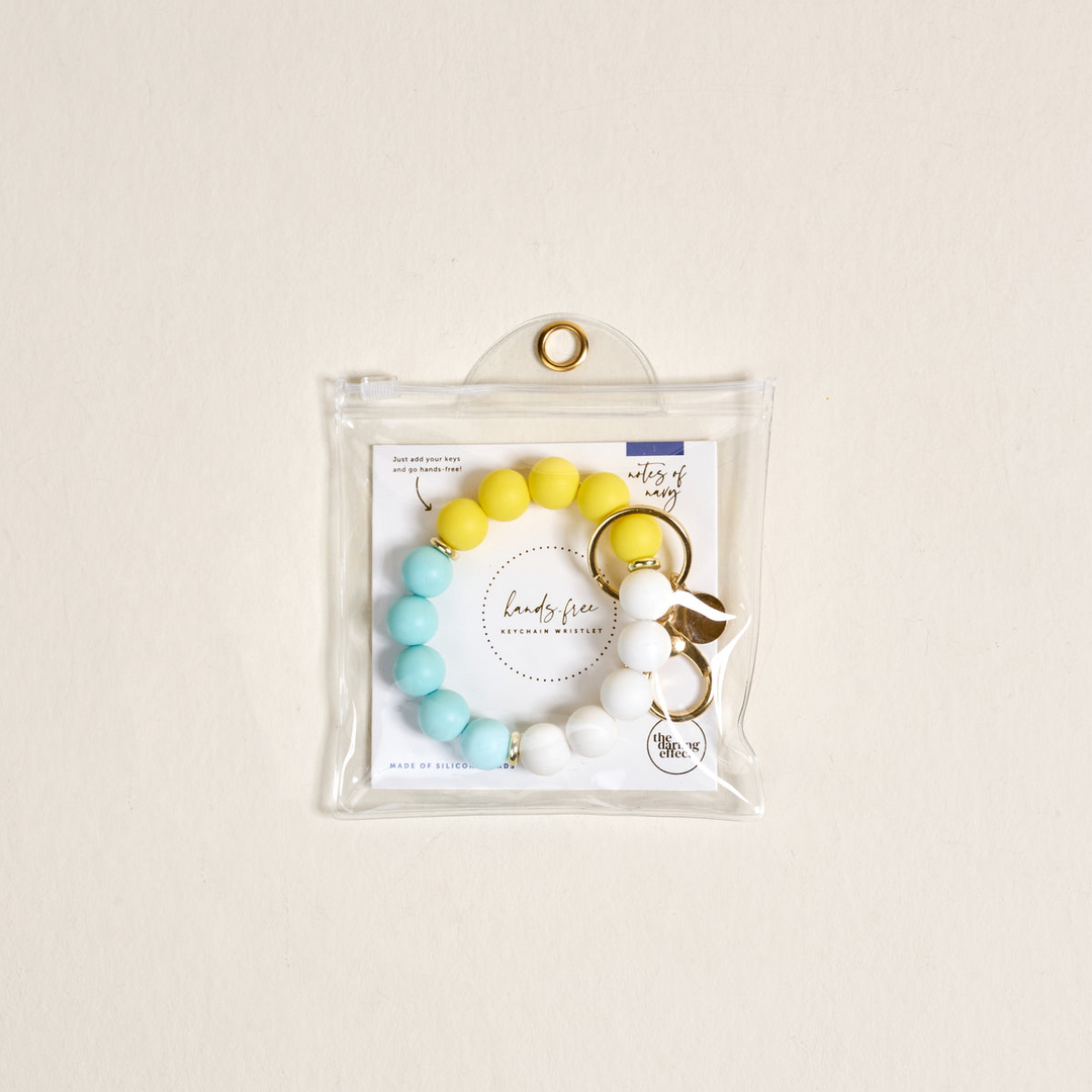 Hands-Free Keychain Wristlet - Ray of Sunshine