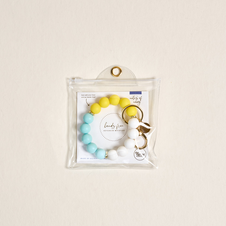 Hands-Free Keychain Wristlet - Ray of Sunshine