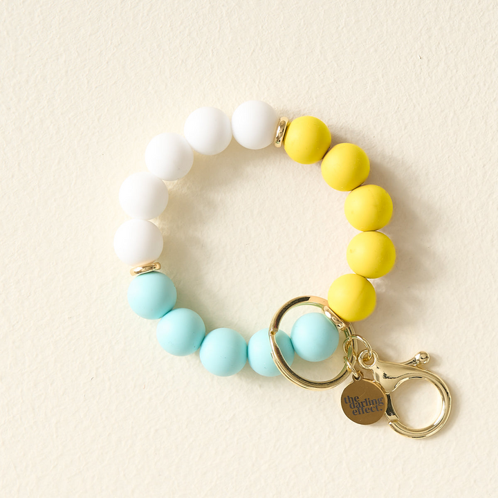 Hands-Free Keychain Wristlet - Ray of Sunshine