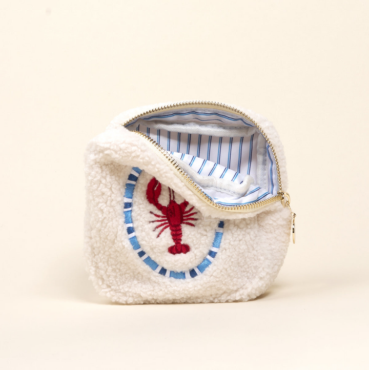 Teddy Pouch Square - Lobster