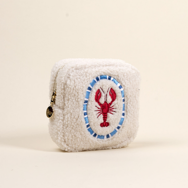 Teddy Pouch Square - Lobster