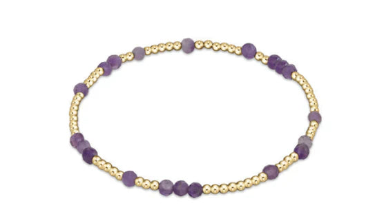 Hope Unwritten Gemstone Bracelet - Amethyst