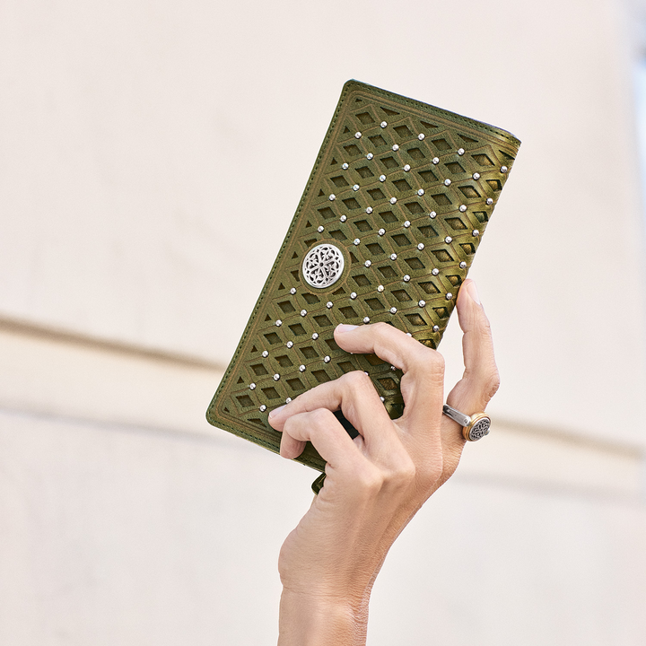 Ferrara La Bellezza Slim Folio Wallet - Verde