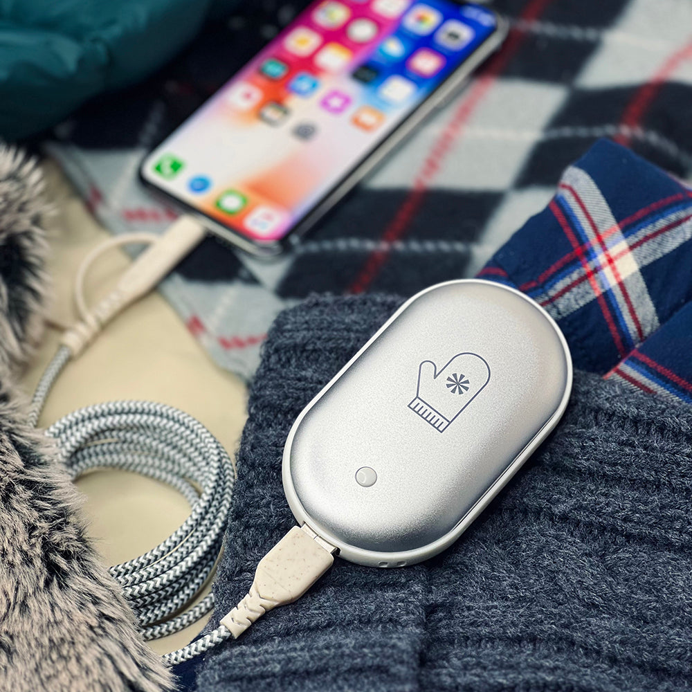 Smitten With This Emitten Hand Warmer + Power Bank - Platinum