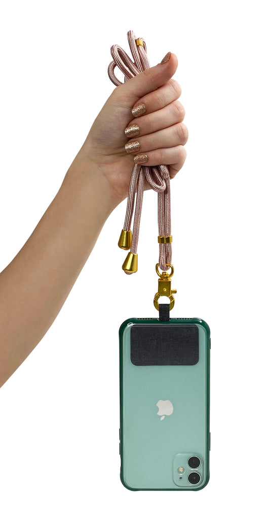 The Hookup Universal Phone Lanyard - Rose Gold