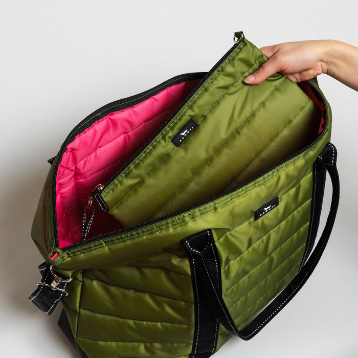 Triple Advisor 3-in-1 Travel Bag - Green Puffer