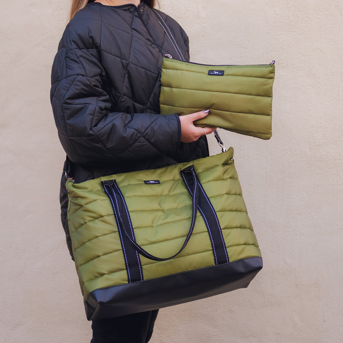 Triple Advisor 3-in-1 Travel Bag - Green Puffer