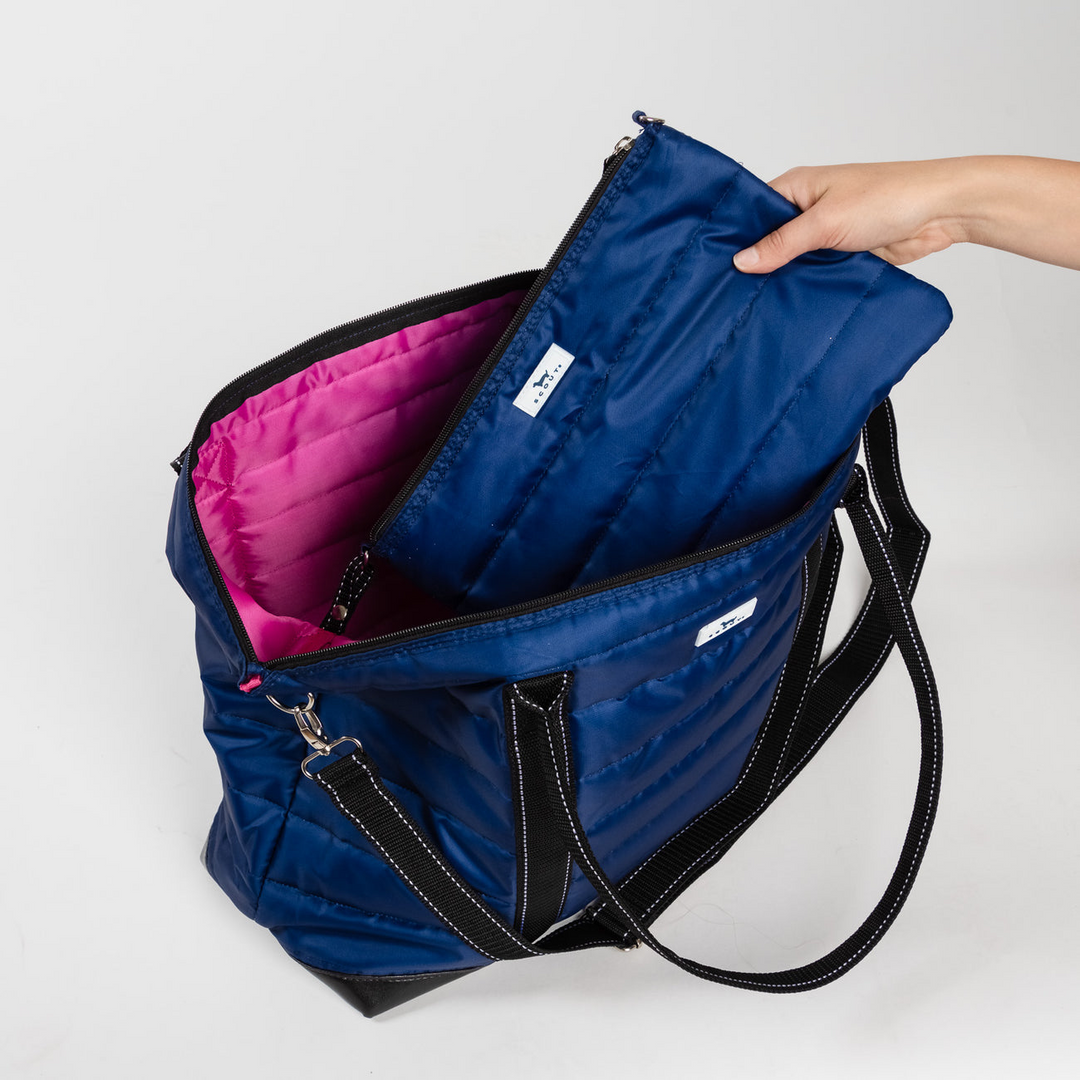 Triple Advisor Travel Bag - Navy Puffer