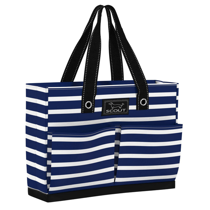 Uptown Girl Pocket Tote - Nantucket Navy