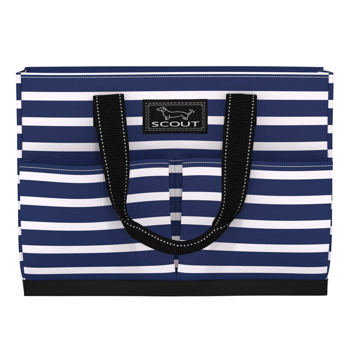 Uptown Girl Pocket Tote - Nantucket Navy