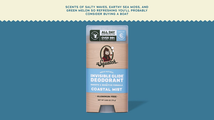 Invisible Glide Deodorant - Coastal Mist