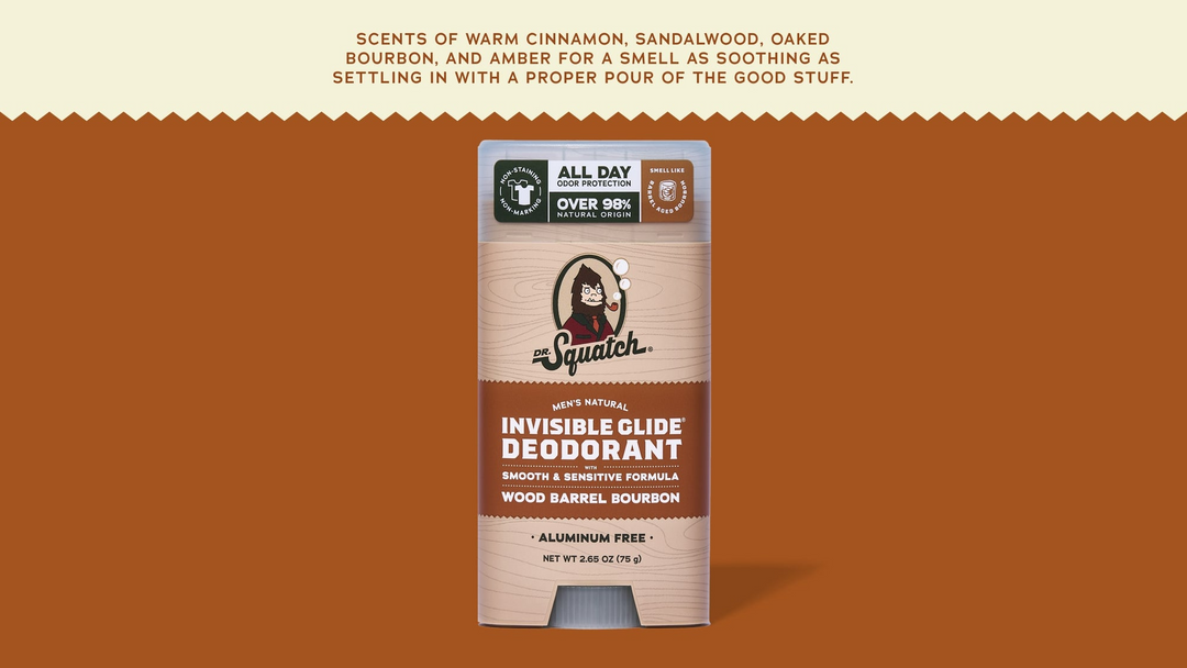 Invisible Glide Deodorant - Wood Barrel Bourbon