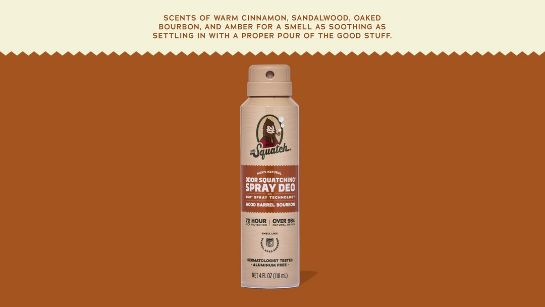 Spray Deodorant - Wood Barrel Bourbon
