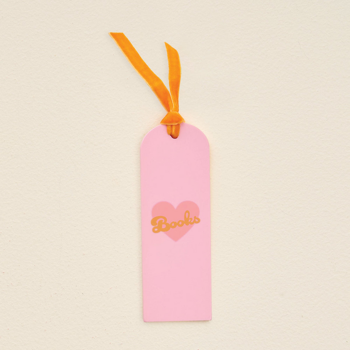 Acrylic Bookmark - Heart Books