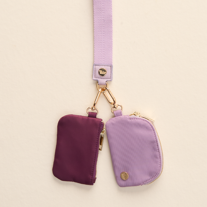 Dynamic Duo Pouch Wristlet - Lilac