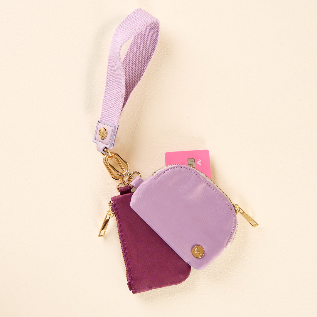Dynamic Duo Pouch Wristlet - Lilac