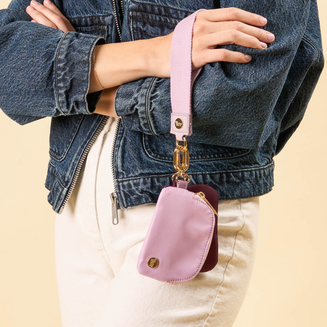 Dynamic Duo Pouch Wristlet - Lilac