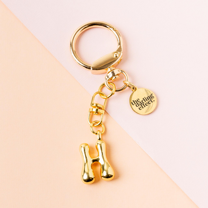 Bubble Letter Keychain Bag Charm