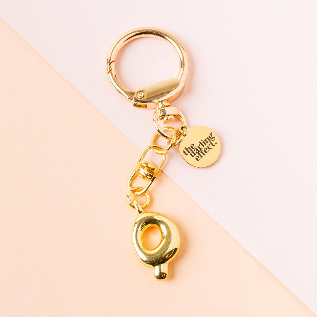 Bubble Letter Keychain Bag Charm