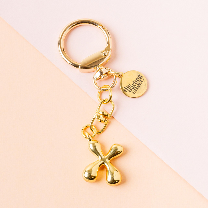 Bubble Letter Keychain Bag Charm