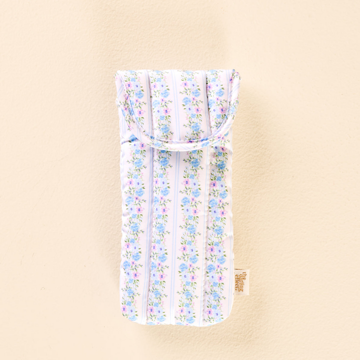 Sunglasses Case - Petal Parade Blue