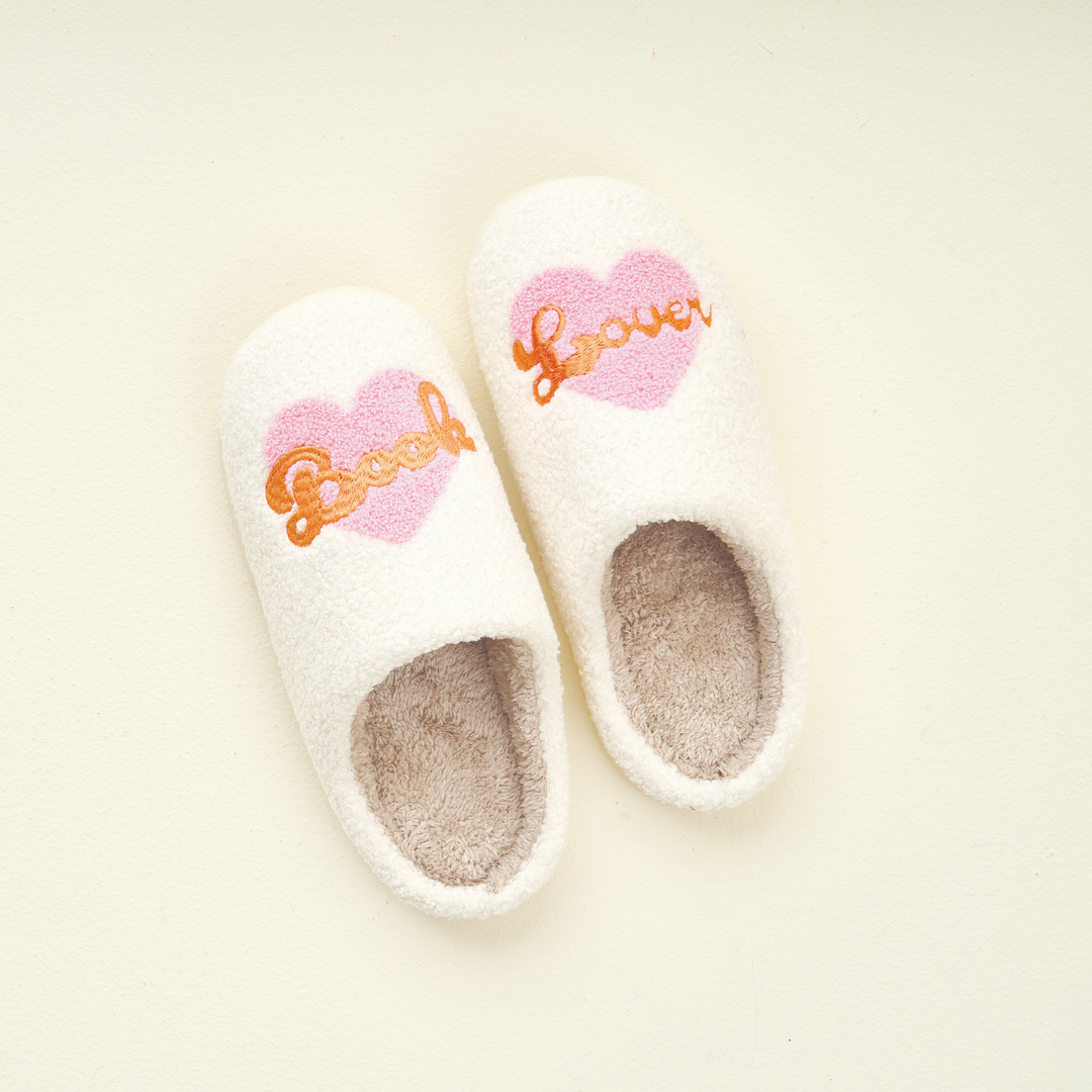 Slippers - Book Lover M/L