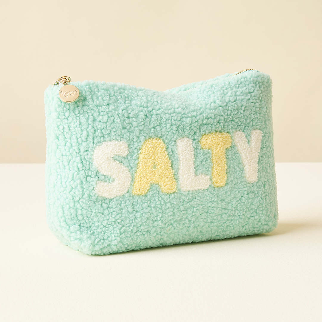 Aqua Teddy Pouch - Salty