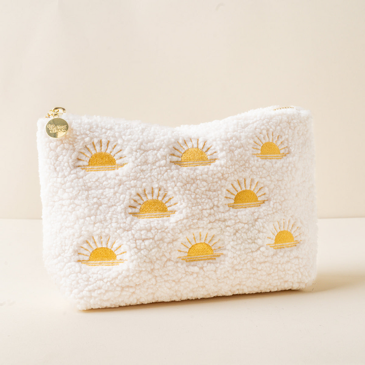 Cream Teddy Pouch - Sunshine