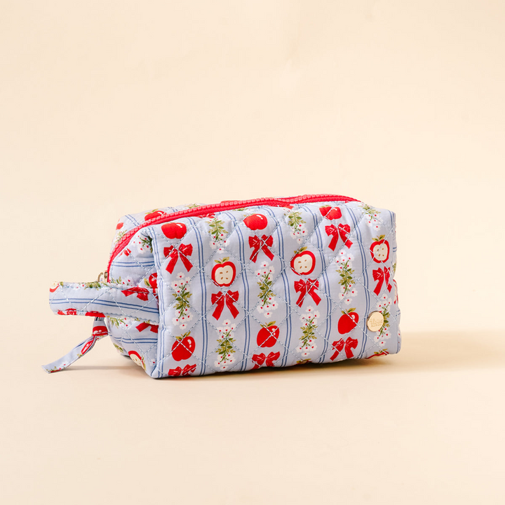 Essentials Quilted Cosmetic Pouch - Oh So Orchard